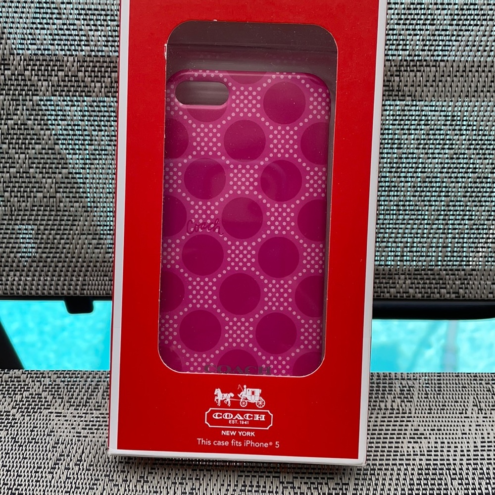 Coach iPhone 5 phone case